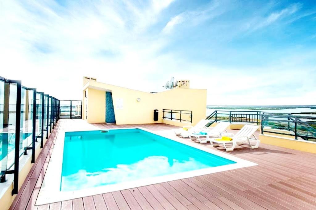 A Gaivota Ria Formosa Waterfront Lux Apart With Pool, Olhao, Algarve Exterior photo